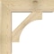 Ekena Millwork Westlake Block Rough Sawn Bracket w/ Offset Brace, Douglas Fir, 8"W x 28"D x 28"H BKT0806X28X28WTL05RDF - alternate 2
